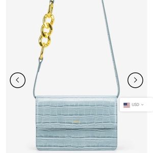 Brand new with tag JW PEI Julia Chain Crossbody Bag - Ice Croc